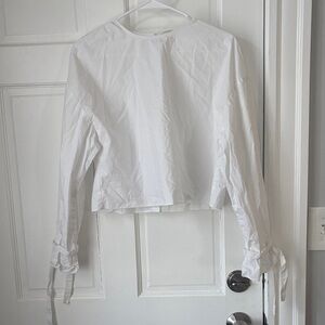 White Long Sleeve Women's Top